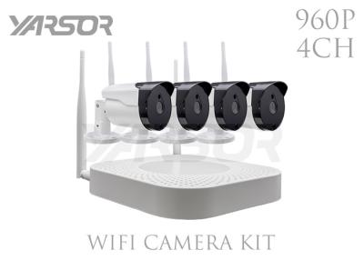 China 1.3MP 4CH Wifi NVR Kit 960P HD Outdoor IP Camera Video Surveillance System for sale