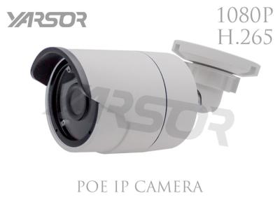 China IP66 1080P Power Over Ethernet IP Camera / Bullet Security Camera With Motion Detection for sale