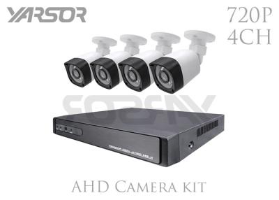 China 4 Videoüberwachungs-Ausrüstung CH DVR, Überwachungskamera-Ausrüstungen 720P HDMI AHD im Freien zu verkaufen