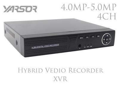 China 4 voller 4.0MP 5.0MP hybrider Videorecorder CH für AHD/TVI/CVI/CVBS-/IP-Kamera zu verkaufen