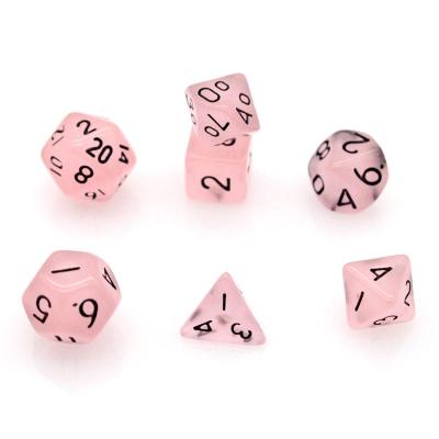 China DND Small Games Square Corners Dies Custom 16Mm High Quality Mini D20 Straight Polyhedral Dice Torque New for sale