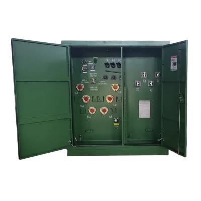 China Outdoor Compact Power Transformer Price 13.8KV 500KVA 630KVA 750KVA 1250KVA Protection Mounted Transformer Substation for sale