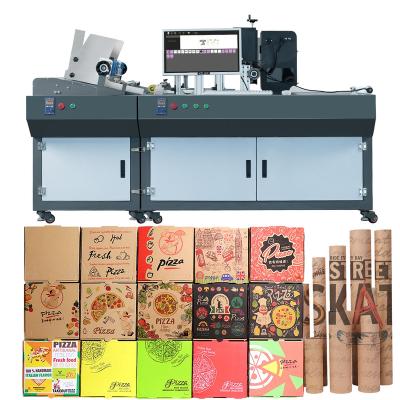 China Garment Shops Foofon Factory direct sales single pass diract printing packing food packaging box pizza single pass color printing for sale