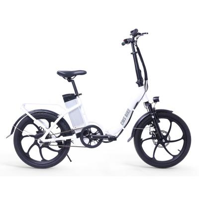 China 20Inch Aluminum Alloy Folding City Electric Foldable Electric Bike Portable Electric Bicycle AI Alloy Ebike Lithium E-Bike for sale