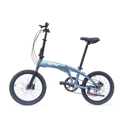 China Bicyles 20Inch Bicycle Good Quality Aluminum Alloy City Ready Running Portable Folding Folding Bike With 6 Gears For Adults for sale