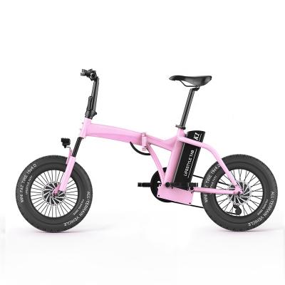 China New Arrival 19Inch 48V700W Alloy Fat Tire Aluminum Foldable Electric Bike Folding E-Bike Fatbike Ebike Electric Bicycle Bike for sale