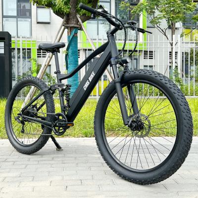 China Aluminum Alloy 27.5 Inch Lithium Mountain E Bike 48V MTB E Bike 500W Battery Powered Electric Mountainbike Full Suspension for sale