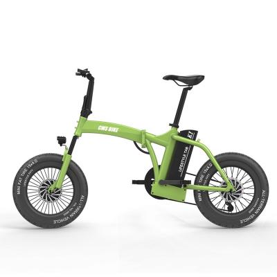 China Aluminum Alloy 48V700W Double Drive Fat Tire Electric Bike Long Tire Resistance Folding Electric Bicycle E-Bike E Bike Electric Cycle for sale