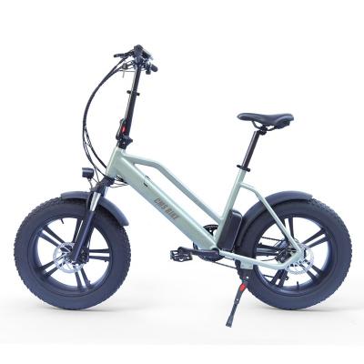 China OEM 20Inch Full Suspension Ebike Folding Mountain City Folding Bike E-Bike Portable E-Bike Fat Tire Foldable Bike for sale