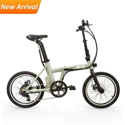 China 20 Inch Mini Folding Electric Bike Adult Foldable Electric Bicycle Aluminum Alloy 36V 250W Lithium Battery for sale