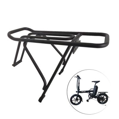 China Bicycle Luggage Carrier Bike Rack Aluminum Alloy Rear Cargo Shelf For Electric Bike 360*140*240mm CMS-F16More for sale