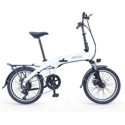 China City Folding Ebike Warehouse Stock 20Inch 36v250w Street Bike Lithium Electric Bike Battery In Frame Electric Bike With Shimano 6 Speed for sale