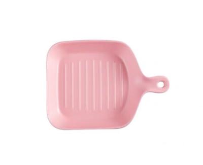 China Factory Sustainable Sale Widely Used Various Pink Baking Ceramic Egg Dishes for sale