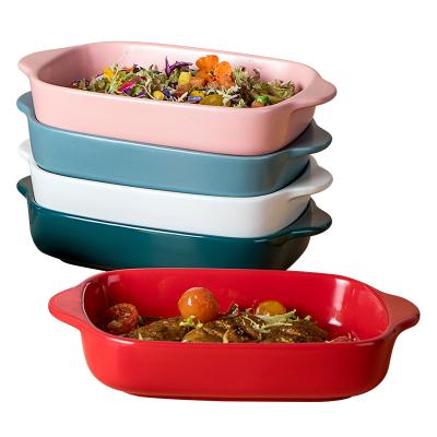 China Various viable promotional goods using the oval ceramic home baking dishes for sale