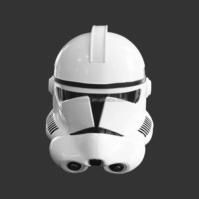 China Over 14 years old PHS  Party Halloween/Thanksgiving/Christmas cosplay Clone soldier black and white Movie helmet for sale