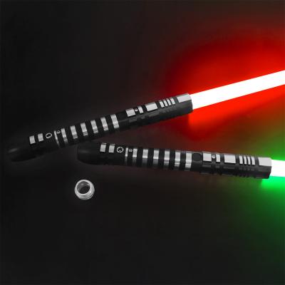 China Metal + PC PHS LSB00023 double Black/Sliver/Gun bladed lightsabers double blade light up sword for sale