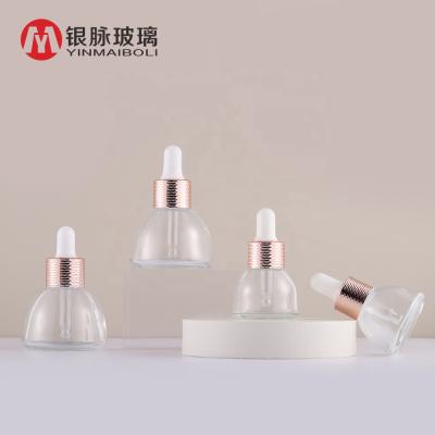 China Luxury Personal Care 15ml 30ml Pagoda Dropper Bottle Perfume Bottles Serum Bottle For Glass Dropper for sale