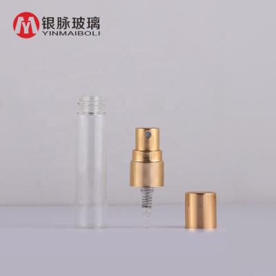 China Free Sample 2ml 3ml 5ml Personal Care Glass Bottle Small Empty Clear Spray Pen Type Atomizer Manufacturer for sale