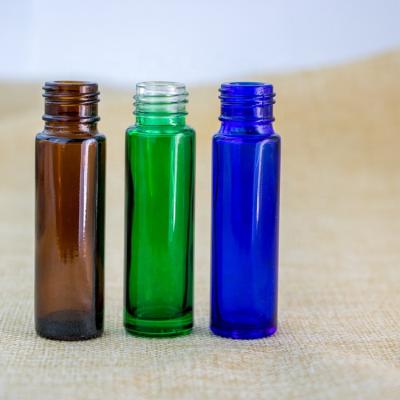 China Personal Care Customized 10ml Color Glass Varied Essential Roll On Oils Bottles for sale