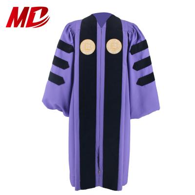 China OEM American Doctoral American Style Graduation Gown Doctoral Gown Sets for sale