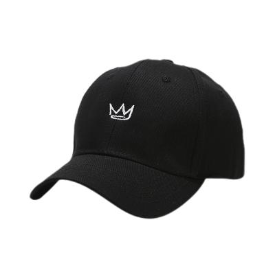 China 2021 New COMMON CROWN Embroidery Baseball Cap Retro Cotton Casual Hat Outdoor Travel Hat For Women Men for sale