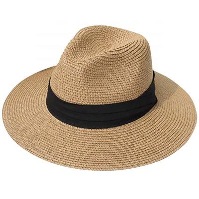 China Eco-Friendly Summer New Straw Hats For Men And Women All-match Leisure Umbrella And Large UV Protection Beach Eaves Sun Hat for sale