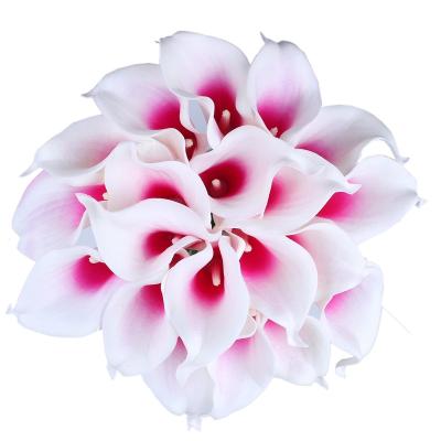 China Calla Lily Bridal Wedding Artificial Flowers Party Decor Realistic Bouquet Party PU Touch Flower for sale