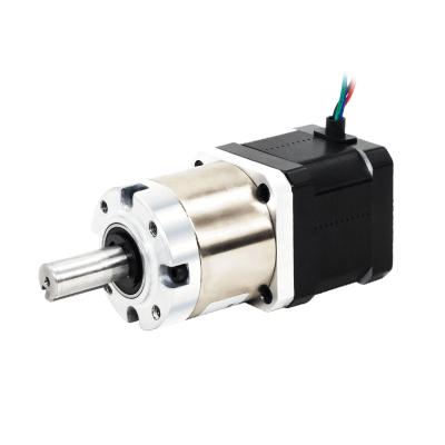 China Metal Umot Nema17 Planetary Gearbox Stepper Motor Suitable for Auto Production 2 Phase Stepper Motor for sale