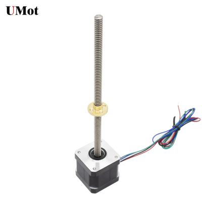 China Nema17 stepper motor 2 phase 1.8 degree for high precision motion and positioning control stepper motor linear actuator 42mm for sale