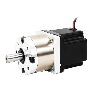 China Umot Metal 1.8 Degree NEMA 24 60mm Planetary Gear Stepper Motor Hybrid Stepper Motor for sale