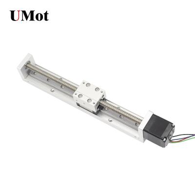 China 300mm Robot Part Ball Screw Feed Linear Motion Table System (50mm-300mm Customized Stroke) Small With Nema11 Stepper Motor for sale