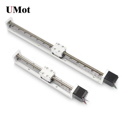 China 100mm Width Mini NEMA 11 Miniature Linear Guide Rail (50mm-400mm Customized Length) 30mm Linear Motor Actuator For LED Flatbed Printer for sale