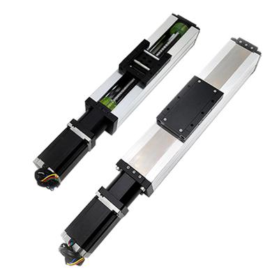 China 450mm/500mm/550mm/600mm UMot Use Horizontal Vertical CNC Motorized Actuator Module 100-1500mm Linear Stroke Linear Guide For Gantry Robot for sale