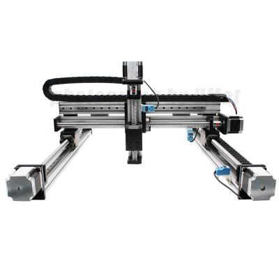 China 50-1000mm Multiaxis Ball Screw Linear Motion Gantry Cartesian Module Robot Triaxial XYZ Gantry Robot for sale