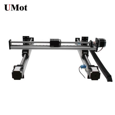 China 50-1000mm high precision and guide 3-axis Linear Linear XY Linear Axis Linear CNC Gantry Robot Positioning for sale