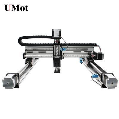 China 50-1000mm 40 ball screw linear motion module linear actuator gantry robot xyz system xyz system cnc triaxial linear guide for sale