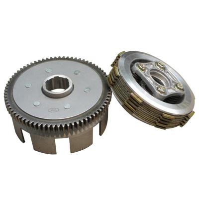 China ADC12 motorcycle spare parts and accessories ADC12 CB200 motorbike engine parts clutch assembly clutch plate assy for sale