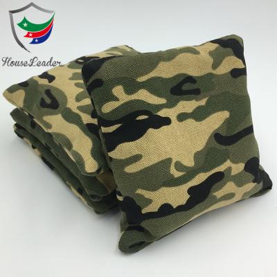 China Backyard Game Custom Design Camouflage Cornhole Bean Bag Toss Game for sale