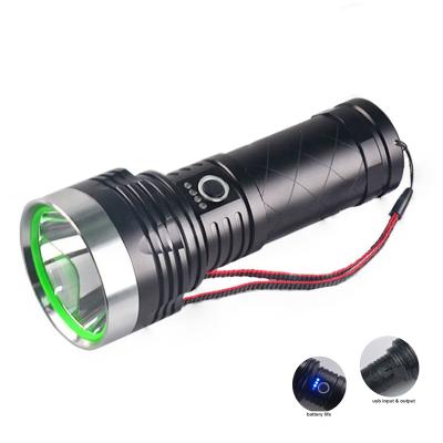 China Long Range LED Flashlight Large Highest Lumen Flashlight Led 20000 Lumens Powerbank Flashlight Beam 1000M Bright Spotlight Hunting Flash Lamp for sale