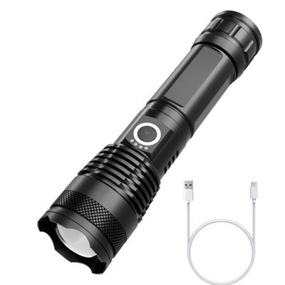 China Camping 30W XHP70 XHP50 Led Torch 26650/18650/AAA Battery Tactical Led Flashlight zoomable font for sale