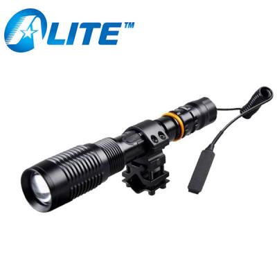 China One Mode Gun Flashlight 5000 Lumen LED Hunting Lamp 18650 Zoom One Mode Weapon Light Rifle Gun Flashlight With Pressure Switch for sale