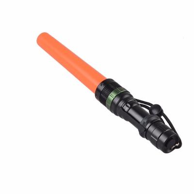 China Portable Handheld LED Stick Light LED Traffic Police Signal Wand Rechargeable Flashlight 133*34*28.0 mm for sale