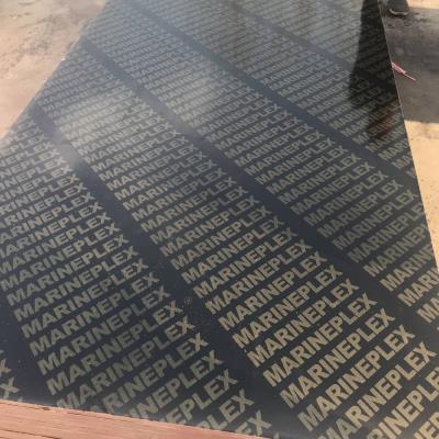 China 1220x2440mm Industrial Black 18mm Film Faced Plywood Marine Construction Formwork Phenolic Board for sale