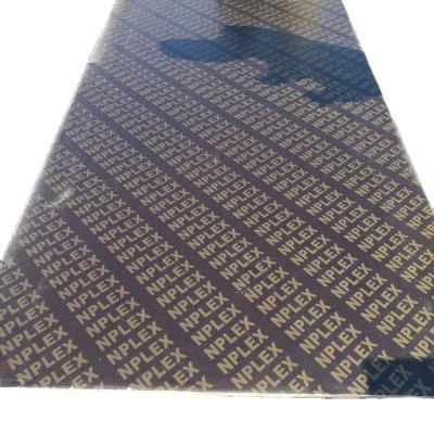 China 18mm Industrial Construction Marine Plywood , Black Film Faced Plywood for sale