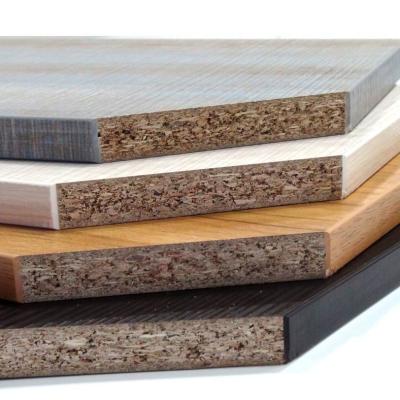 China Factory supply modern 16mm 18mm melamine particle board chipboard for furniture for sale