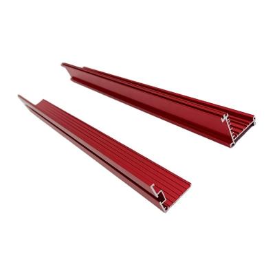 China Industry AL Customized Red Anodized Aluminum Extrusion Profile Bracket 6030 t6 for sale