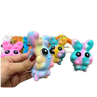 China Wholesale Stress Release Toy 2022 Stress Balls Rabbit Easter Bunny Popular Fidget Toys For Children for sale