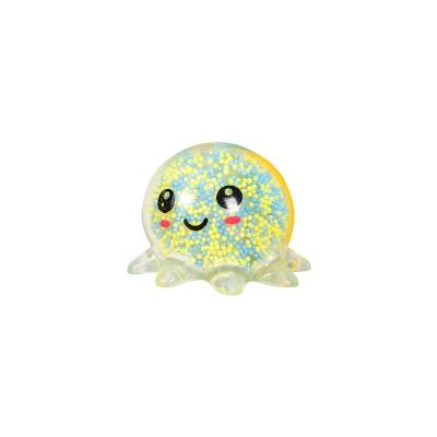 China Worry Relife Factory Price High Quality Children Adult Soft Light Up Squishy Toy Octopus Squeeze Toy for sale