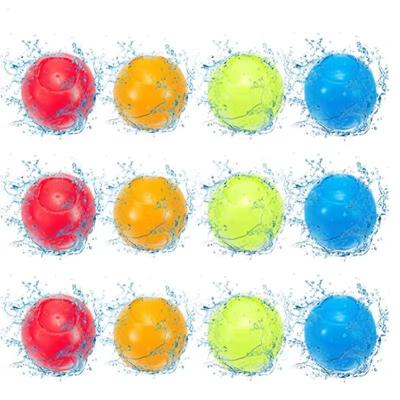 China Fast Shipping Silicone In Running Magic Silicone Summer Beach Kids Toy Reusable Water Balloons Water Bomb Splash Balls for sale