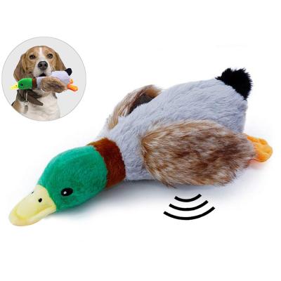 China Toys Factory Price Daily Durable Squeaky Dogs Duck Shape Interactive Teething Chew Toy For Large Small Medium for sale